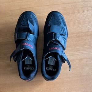 Giro Black and Red Cycling Shoes